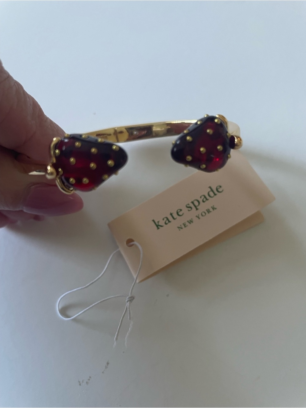 Kate Spade Strawberry bangle bracelet